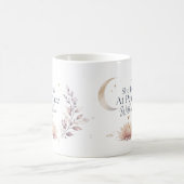 彼女は内なる平和に包まれて コーヒーマグカップ (中央)