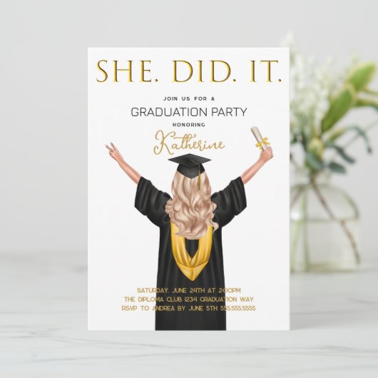 彼女は写真卒業した 招待状 (スタンド正面)