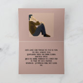 彼女は勇気付けられる サンキューカード (内部)