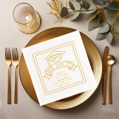 彼女は卒業式の卒業号を卒業した | 学校 箔ナプキン