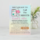 彼女は卒業式を看護するショットを呼ぶ準備ができている 招待状 (スタンド正面)