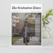 彼女は卒業新聞の写真を予算に計上した 招待状 (スタンド正面)