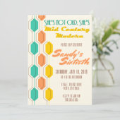 彼女は古くはない、彼女は世紀半ばだ、モダン誕生日 招待状 (スタンド正面)