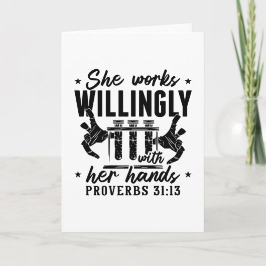 彼女は喜んでラボテック技術者を務める カード (正面)