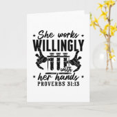 彼女は喜んでラボテック技術者を務める カード (黄色い花)