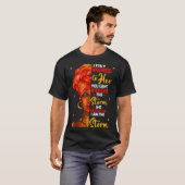 彼女は囁き返した 私は嵐だ ブラックヒストリー月間 Tシャツ (正面フル)
