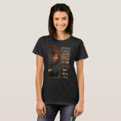彼女は囁き返した 私は嵐 アフリカ系黒人 Tシャツ (正面フル)