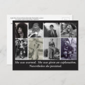 彼女は固執した ポストカード (正面/裏面)