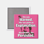 「彼女は固執した！」 マグネット (正面/裏面)