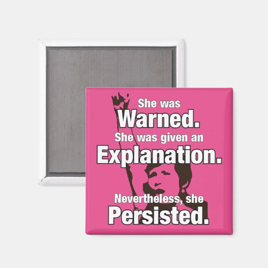 「彼女は固執した！」 マグネット (正面/裏面)