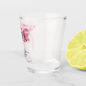 彼女は地獄イェーピンクウェスタンのブースハット結婚ズと言った ショットグラス (右)