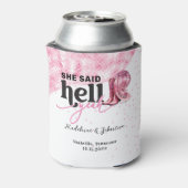 彼女は地獄イェーピンクウェスタンのブースハット結婚ズと言った 缶クーラー (缶裏面)