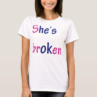 彼女は壊れている、こんにちは大丈夫 Tシャツ