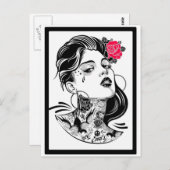 彼女は夢を待っている ポストカード (正面/裏面)