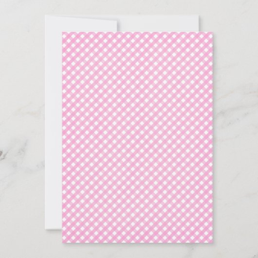 彼女は女の子のための二番目の野生の誕生日の招待状 招待状 (裏面)