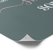 彼女は女パーソナライズされたの子に美しい贈り物だった ポスター (角)