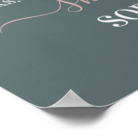 彼女は女パーソナライズされたの子に美しい贈り物だった ポスター (角)