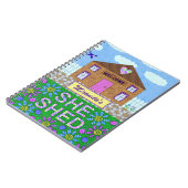 彼女は女性の洞窟の庭小屋のパーソナライズな名前を取除きました ノートブック (左側)