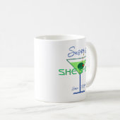 彼女は女性の男の洞窟バーを流した コーヒーマグカップ (正面右)