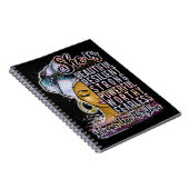 彼女は女王ブラックメラニン女性の茶色の肌 ノートブック (右側)