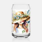 彼女は威厳と力を身にまとっている ガラス缶 (右)