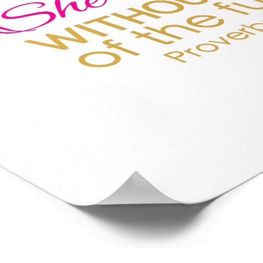 彼女は威厳のあるポスターを着ている ポスター (角)