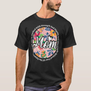 彼女は威厳のある母を着ている Tシャツ