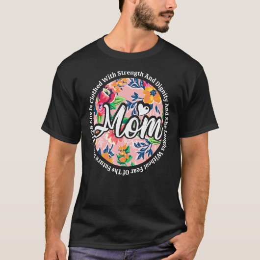 彼女は威厳のある母を着ている Tシャツ (正面)