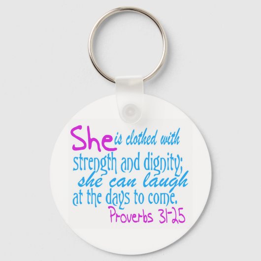 彼女は威厳のある着物を着ている キーホルダー (正面)