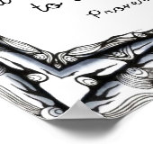 彼女は威厳のある着物を着ている ポスター (角)