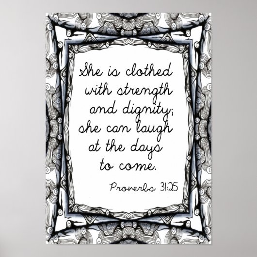 彼女は威厳のある着物を着ている ポスター (正面)