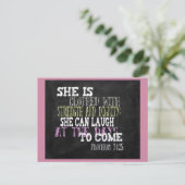 彼女は威厳のある着物を着ている ポストカード (スタンド正面)