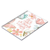 彼女は威厳のある諺を持っている ノートブック (左側)