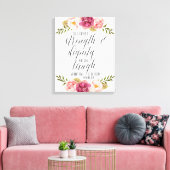 彼女は威厳を装っている |聖なる書物、 経典 キャンバスプリント (インサイチュ (リビング))