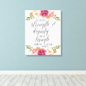 彼女は威厳を装っている |聖なる書物、 経典 キャンバスプリント (インサイチュ (ウッドフロア))