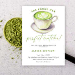 彼女は完璧なマッチブライダルシャワーを見つけた 招待状
