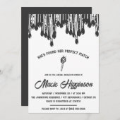 彼女は完璧なマッチブライダルシャワー 招待状 (正面/裏面)