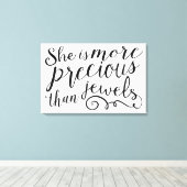 彼女は宝石の大切域を出ない キャンバスプリント (インサイチュ (ウッドフロア))