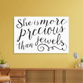 彼女は宝石の大切域を出ない キャンバスプリント (インサイチュ (リビング))