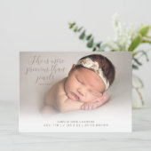 彼女は宝石よりも大切多くの写真誕生 案内状 (スタンド正面)