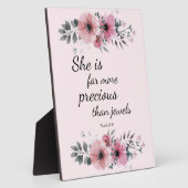 彼女は宝石よ大切りはるかに多い フォトプラーク (側面)