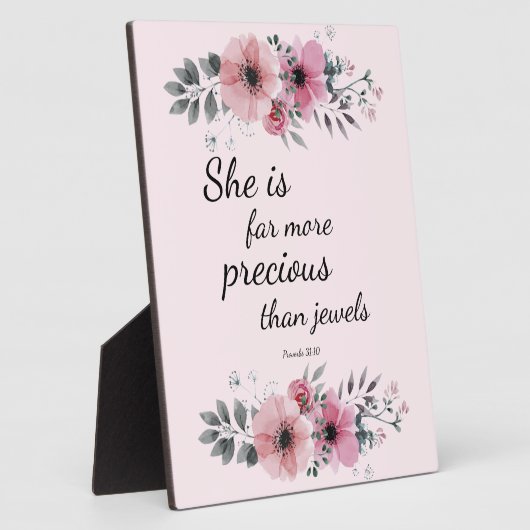 彼女は宝石よ大切りはるかに多い フォトプラーク (側面)