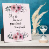 彼女は宝石よ大切りはるかに多い フォトプラーク (側面)