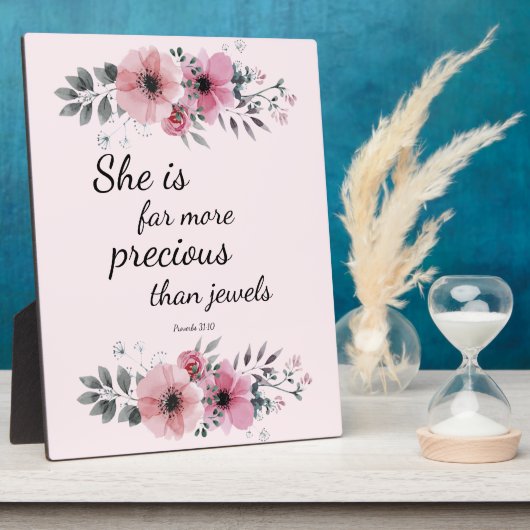 彼女は宝石よ大切りはるかに多い フォトプラーク (側面)