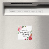 彼女は宝石アート大切のポスターよりもはるかに優れている マグネット (インサイチュ (食洗機))