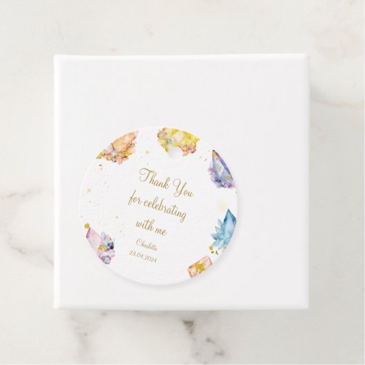 彼女は宝石誕生日クリスタルガールの水色だ フェイバータグ (インサイチュ)