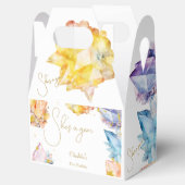 彼女は宝石誕生日クリスタルガールの水色だ フェイバーボックス (オープン)