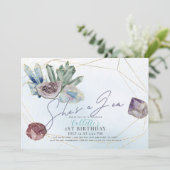 彼女は宝石 誕生日 地質学 1歳 招待状 (スタンド正面)