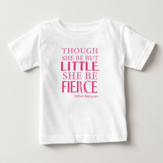 彼女は小さいが激しいが ベビーTシャツ (正面)