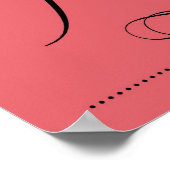 彼女は小さいが激しいプリント、珊瑚 ポスター (角)